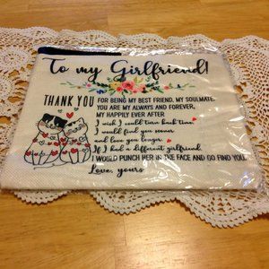 My Girlfriend cosmetic bag, new